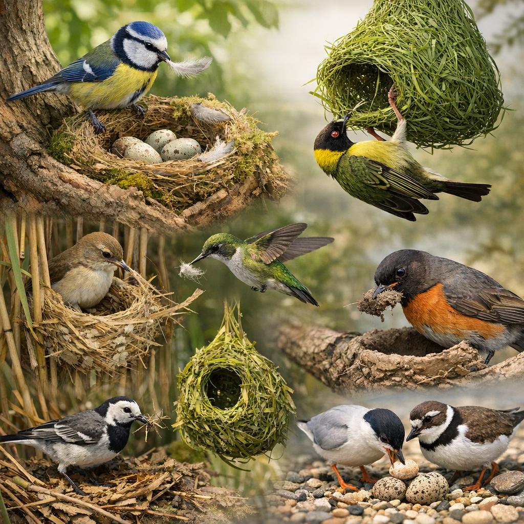 Как птицы вьют свои гнезда