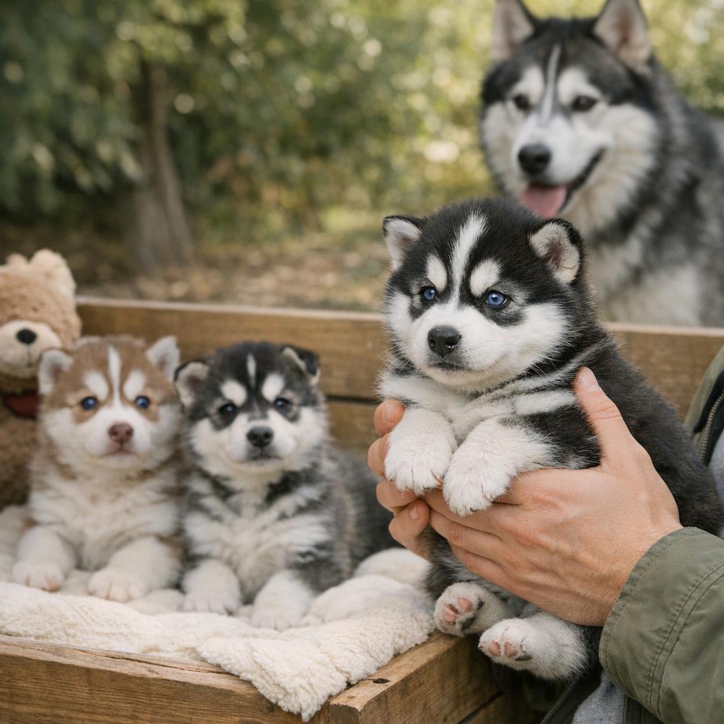 Как выбрать щенка хаски