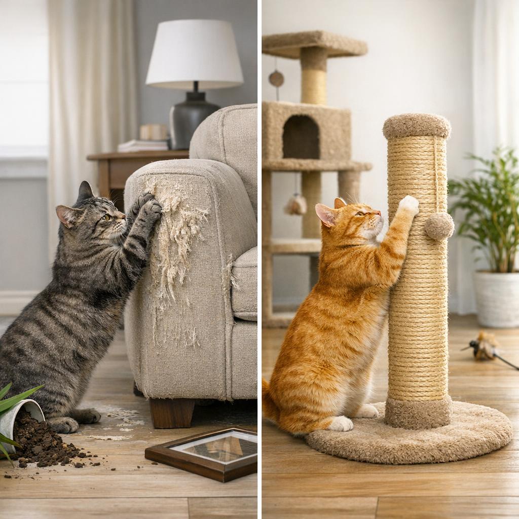Как выбрать когтеточку для кошки