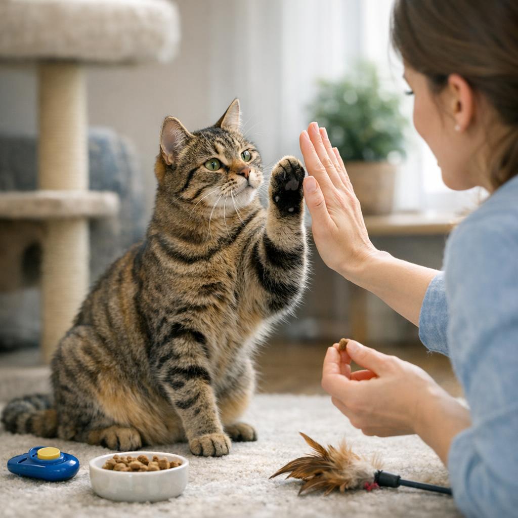 Используйте предметы, которые нравятся кошке