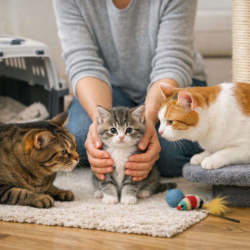 Как примирить двух кошек