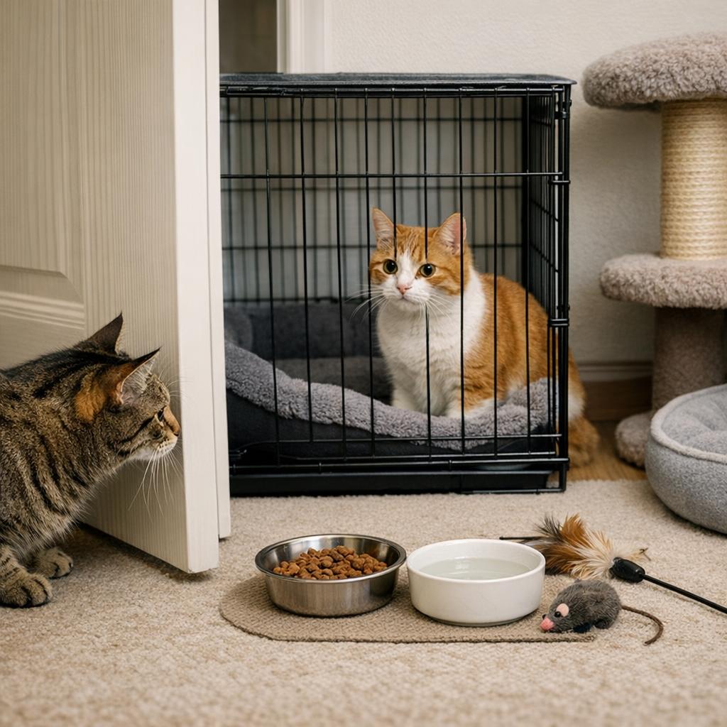 Как познакомить кошек