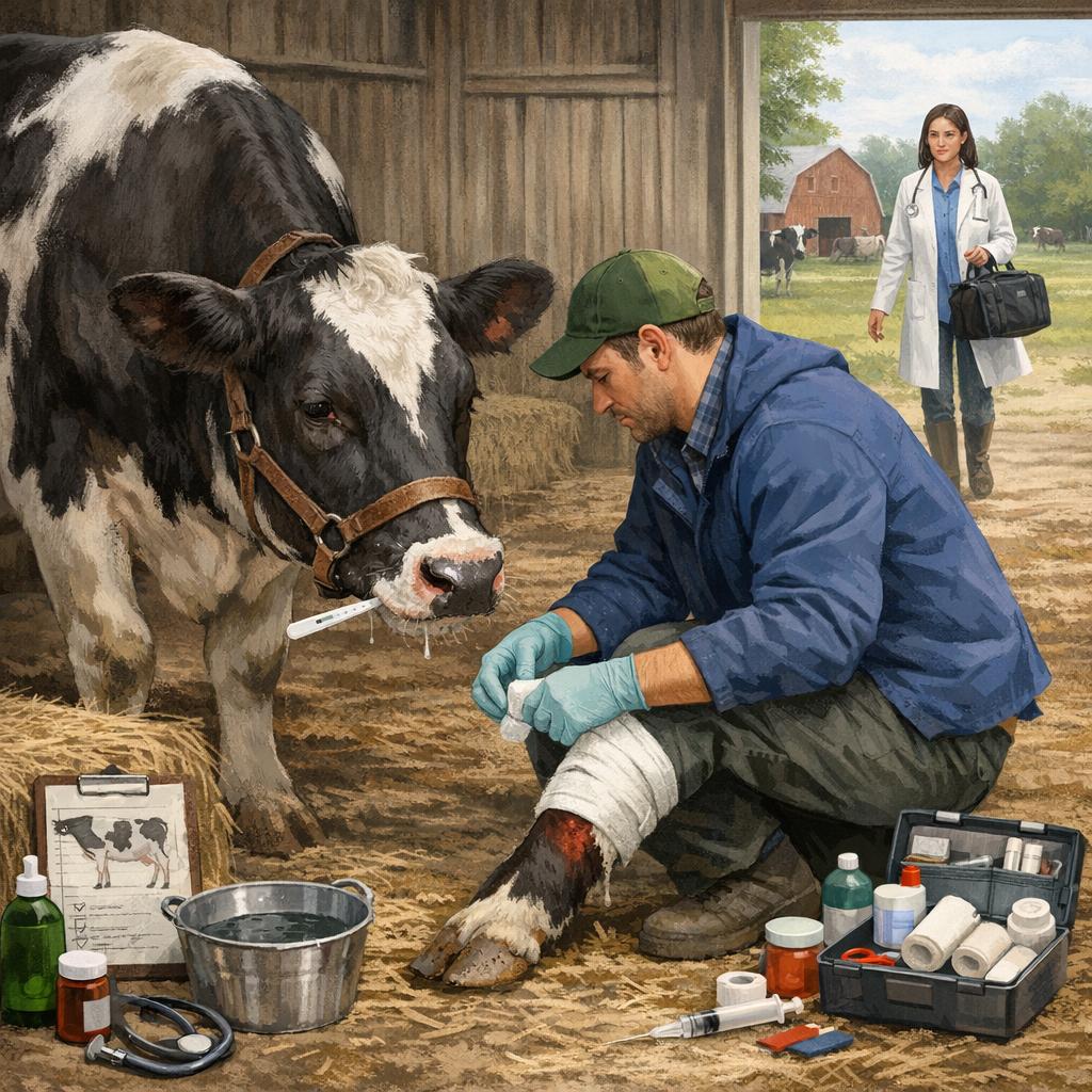 Лечить корову при любых заболеваниях может только ветеринарный специалист