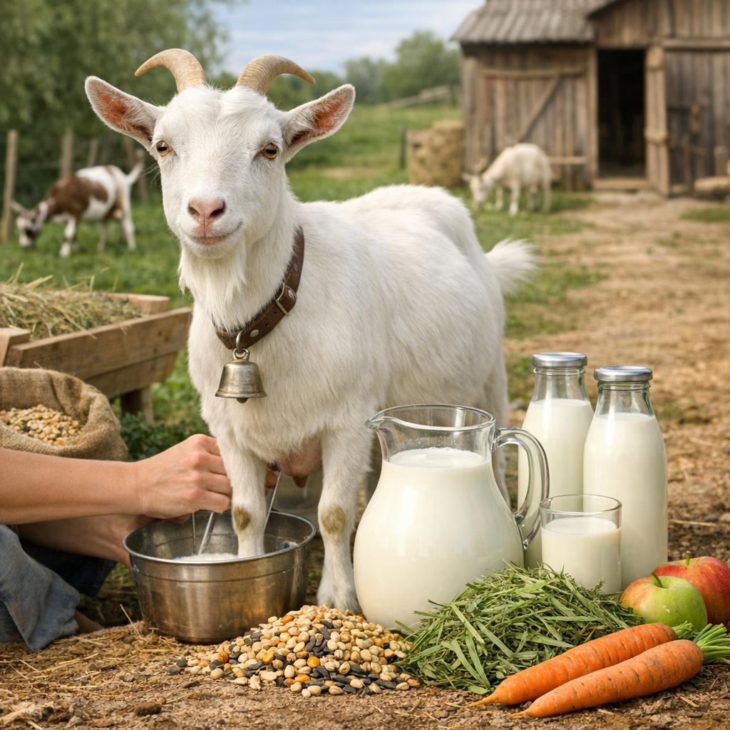 Как повысить удои козы