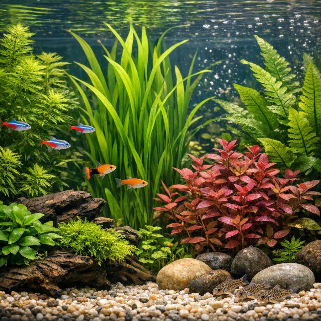 Как выбрать растения для аквариума