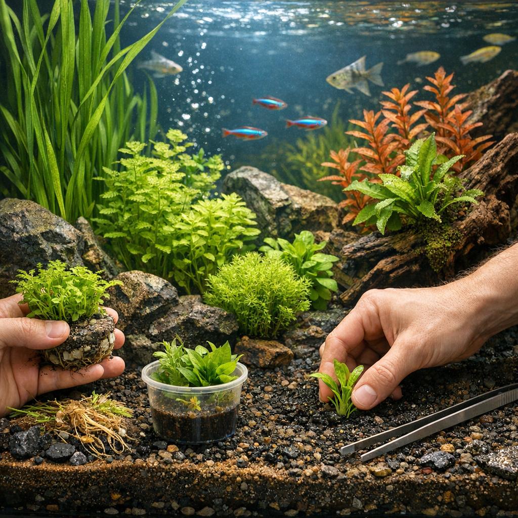 Как посадить водоросли