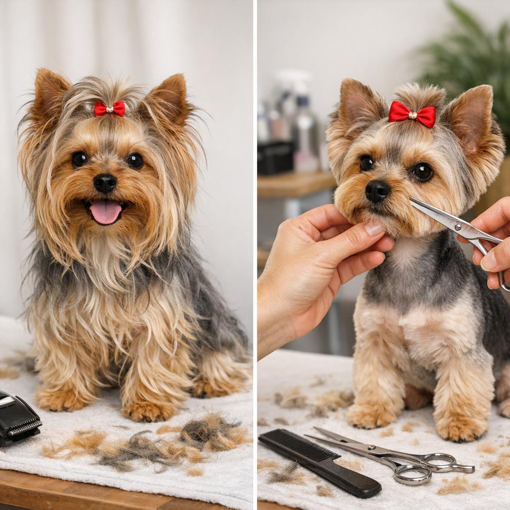 Как подстричь йорка