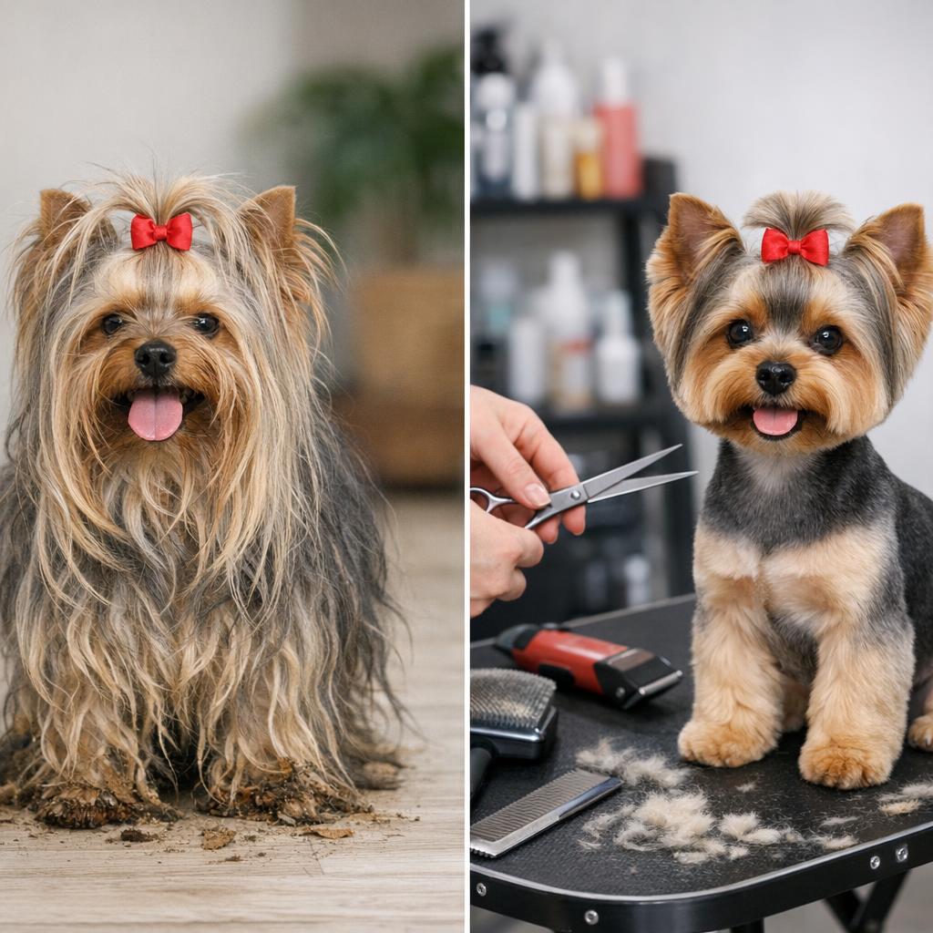 Как постричь йорка