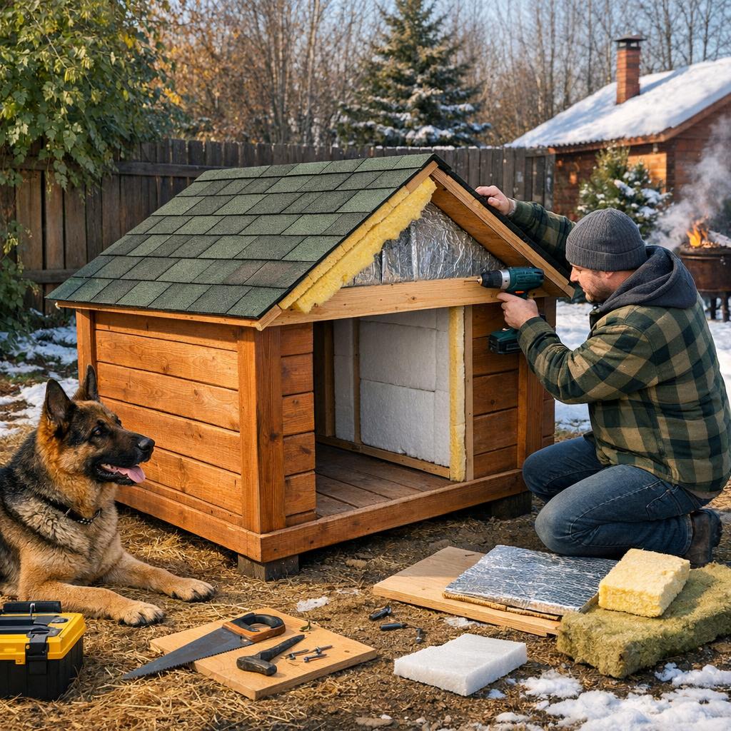 Как сделать теплую будку