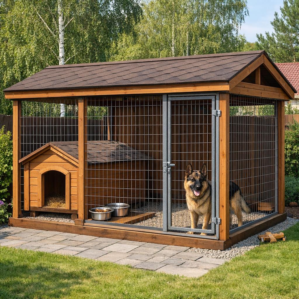 Как построить вольер для собак