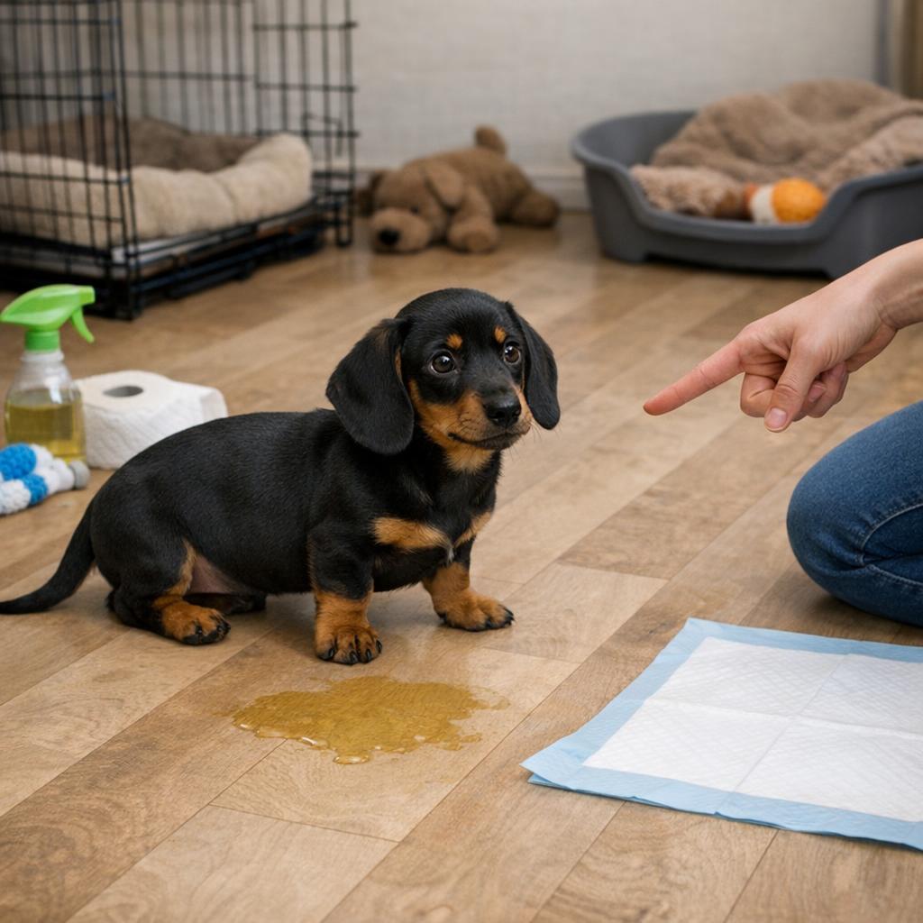 Как приучать таксу к туалету Как приучать таксу к туалету