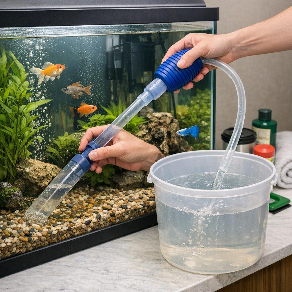 Как подменять воду в аквариуме Как подменять воду в аквариуме