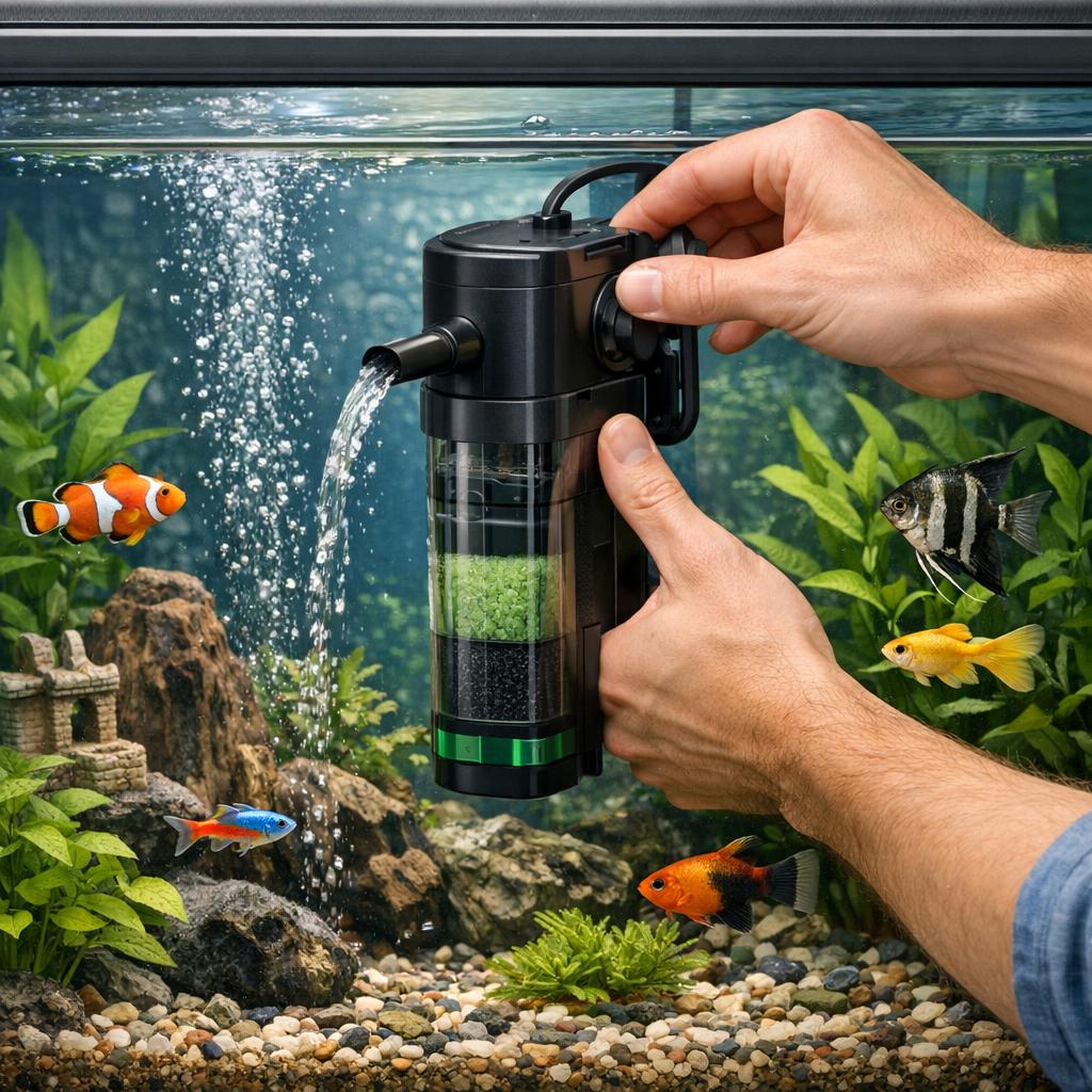 Аквариум с рыбками и хорошим фильтром - отличное лекарство от стрессов