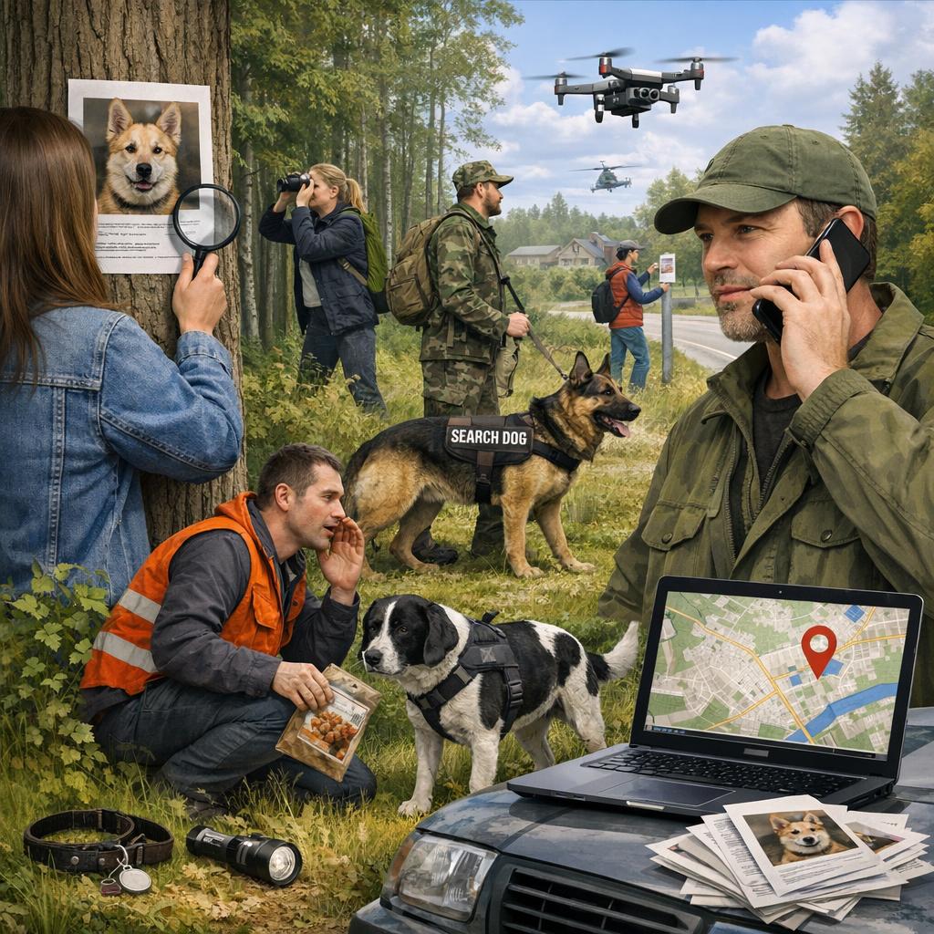 Как искать собаку