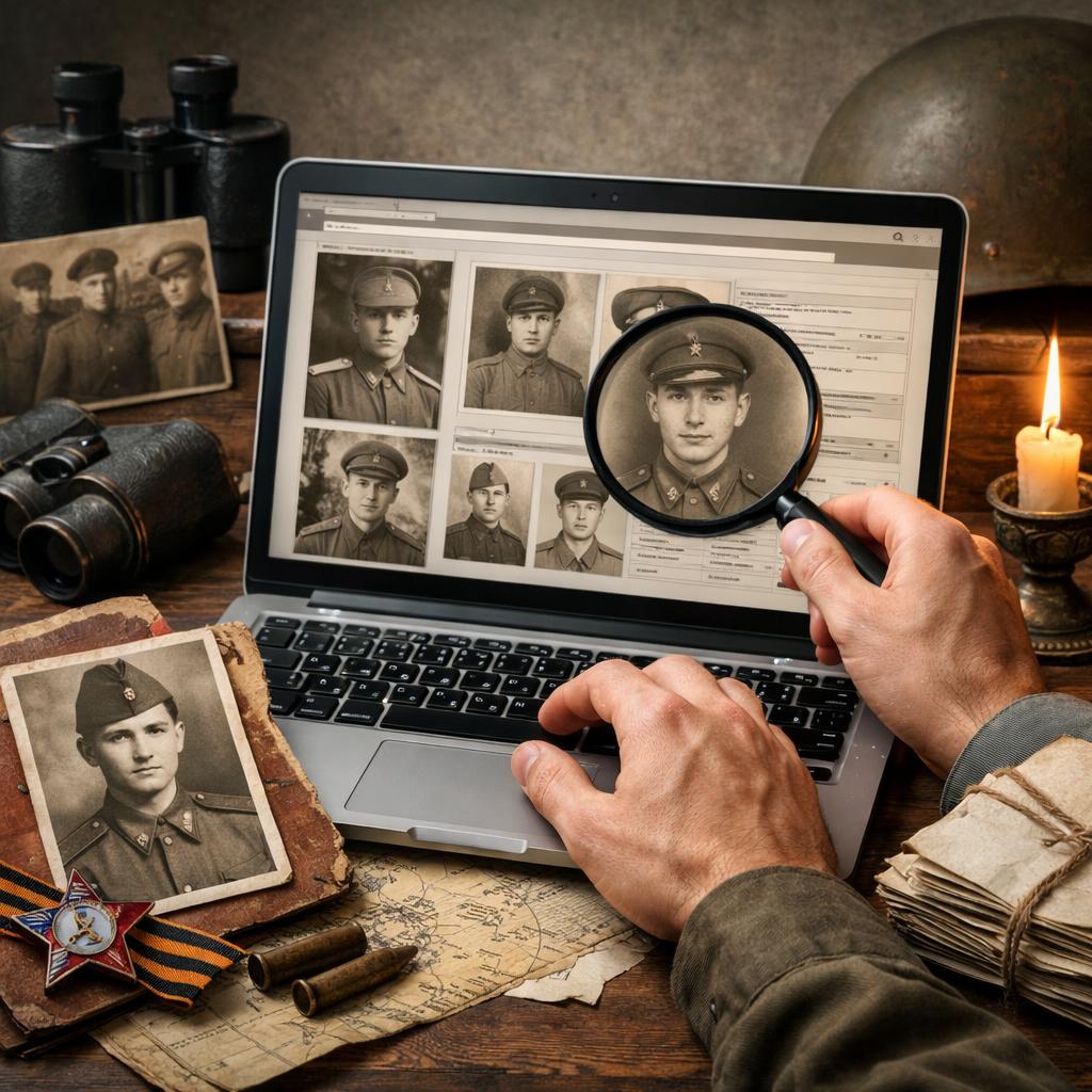 Вы можете найти участника Великой Отечественной войны по фамилии