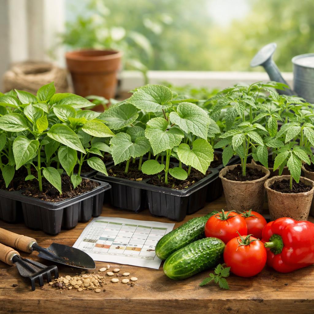 Когда сажать перцы, огурцы и томаты на рассаду в 2016 году