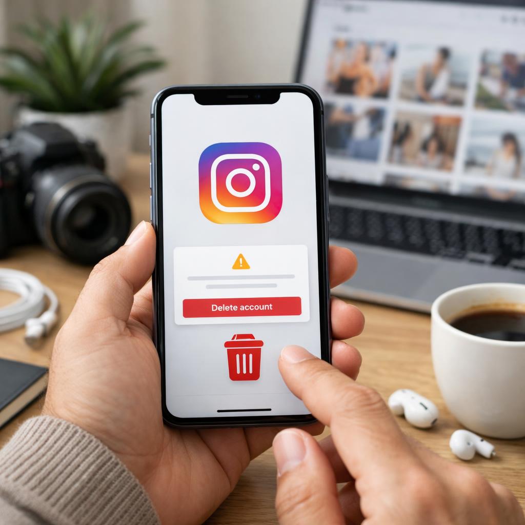 Вы можете удалить страницу в Инстаграме навсегда