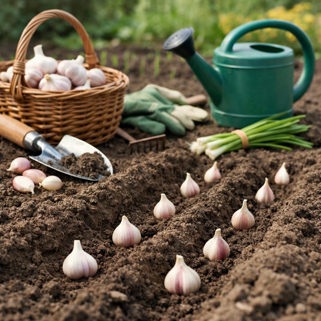 Когда и как сажать чеснок весной в открытый грунт