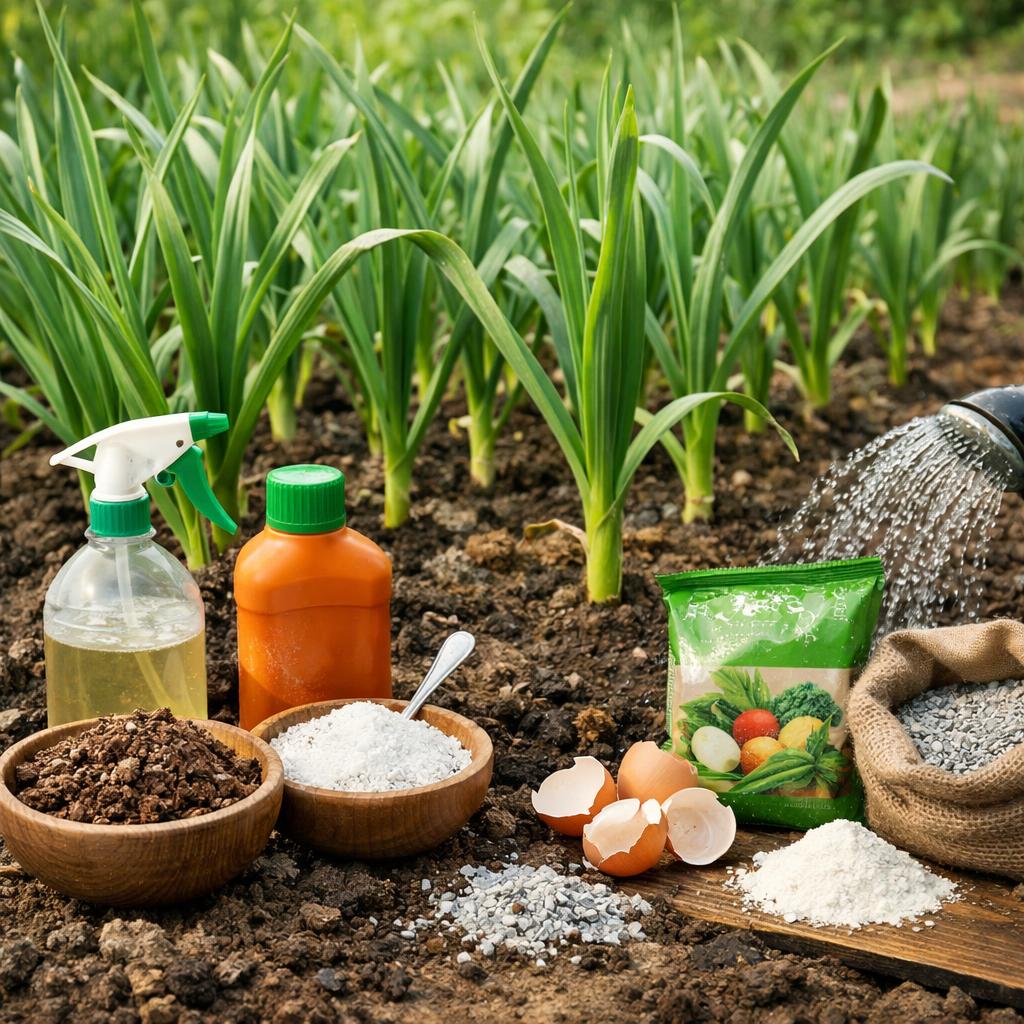 Чем подкормить чеснок