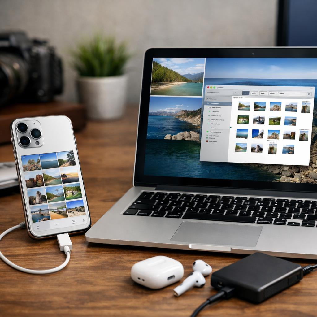 Как скинуть фото с айфона на компьютер