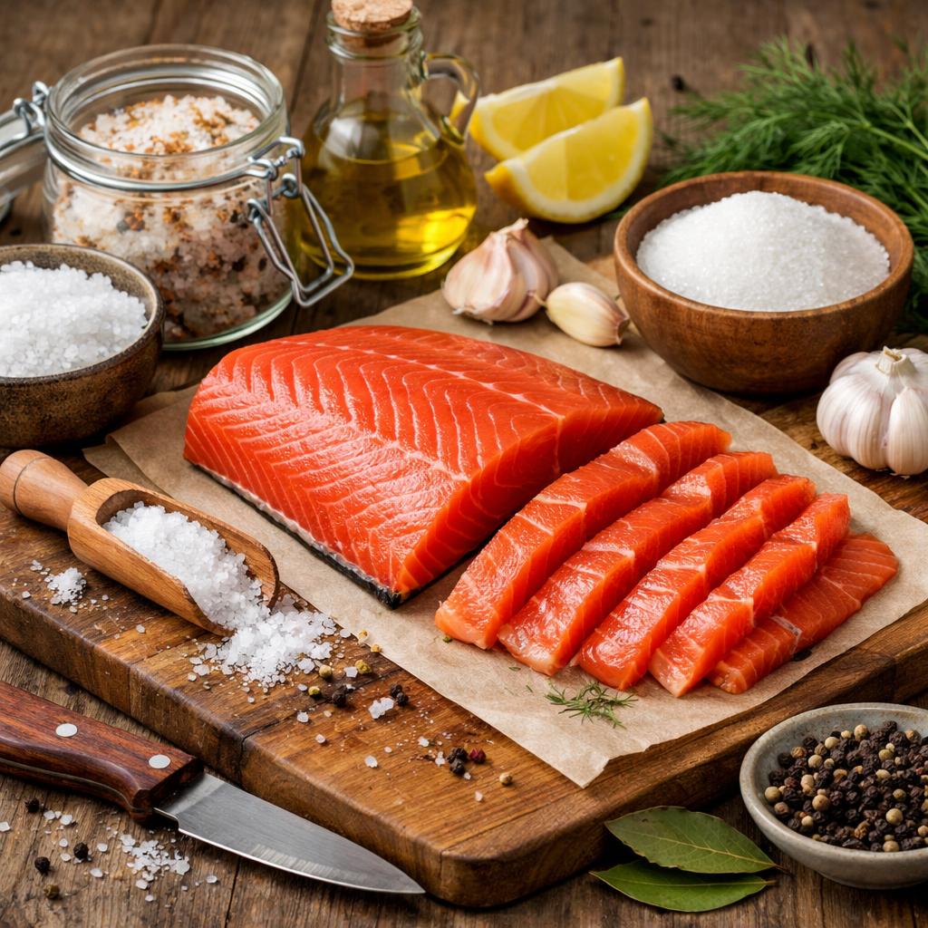 Как засолить красную рыбу вкусно и быстро  