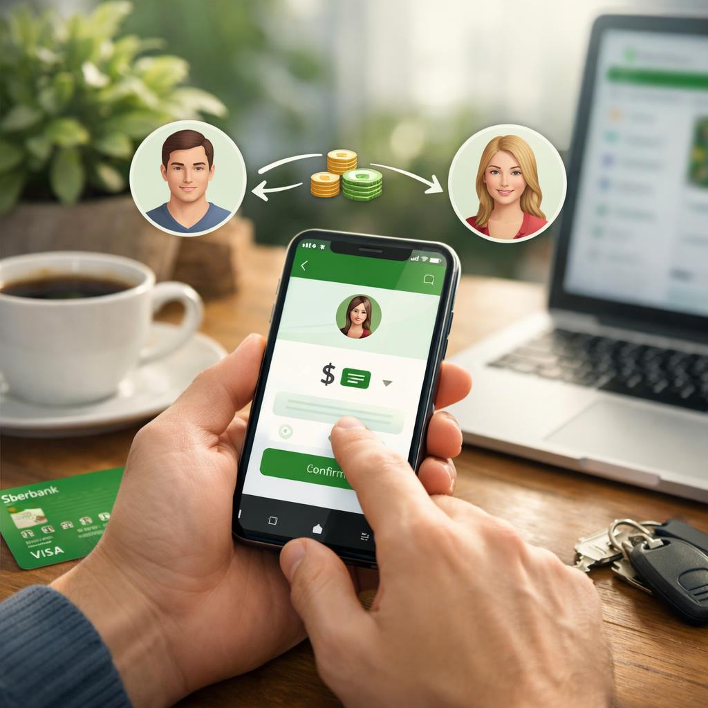 Как перевести деньги через "Мобильный банк" Сбербанка
