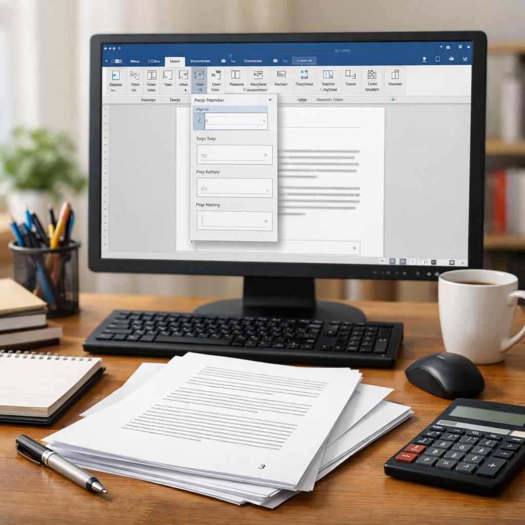 Как сделать в Ворде нумерацию страниц