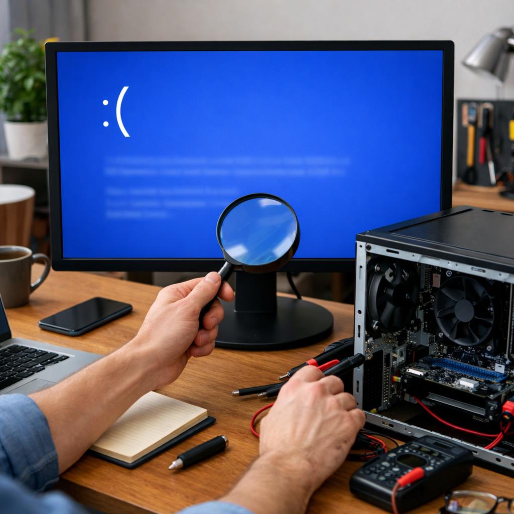 Как узнать, с чем связано появление синего экрана