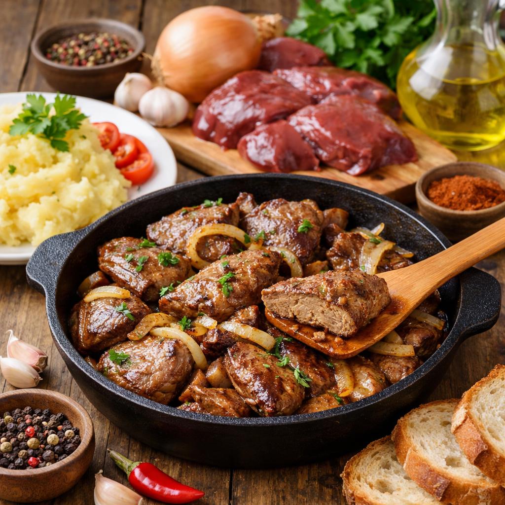 Попробуйте приготовить мягкую и сочную печень