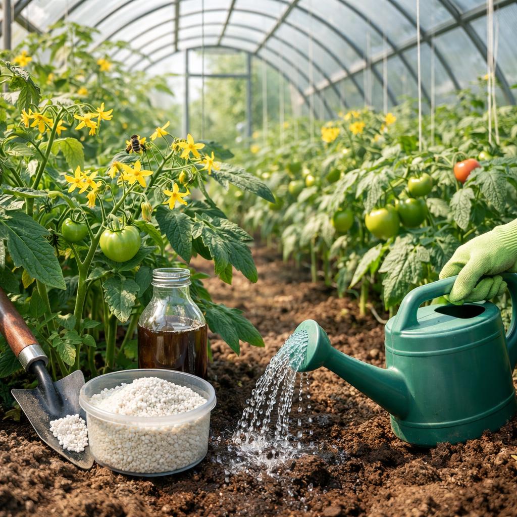 Чем подкормить помидоры во время цветения