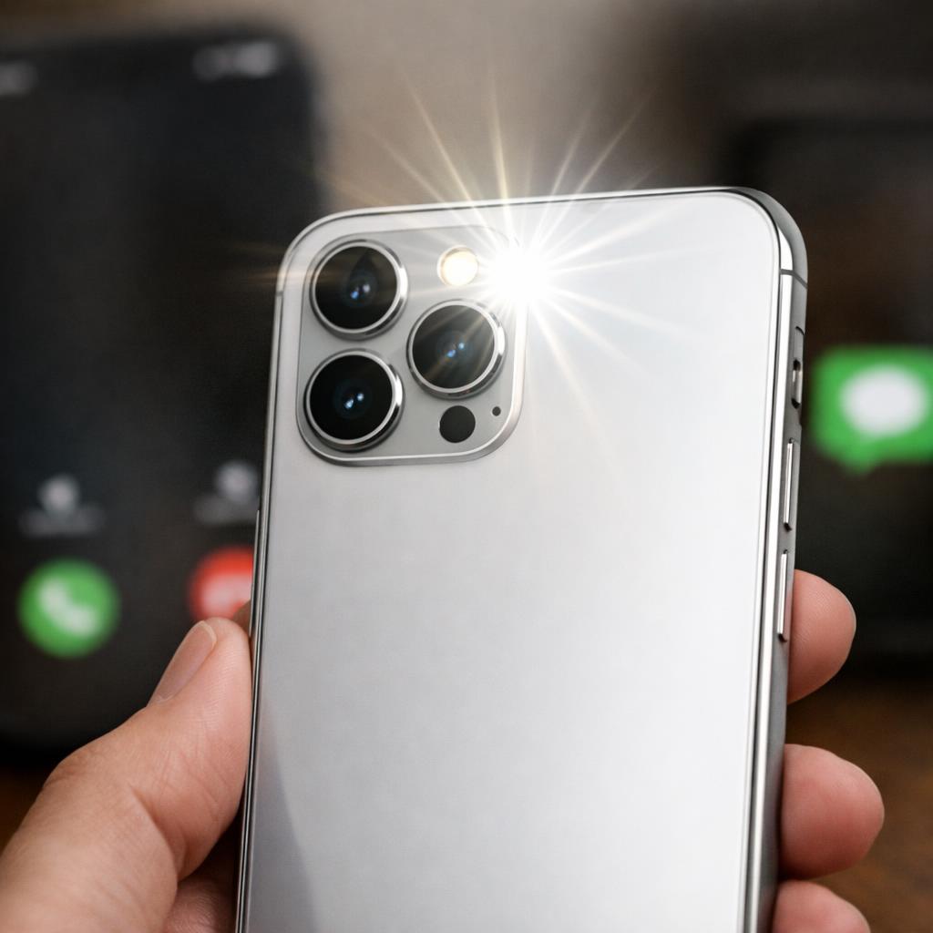 Как сделать, чтоб вспышка (камера) на iPhone мигала при смс и звонках Как сделать, чтоб вспышка (камера) на iPhone мигала при смс и звонках