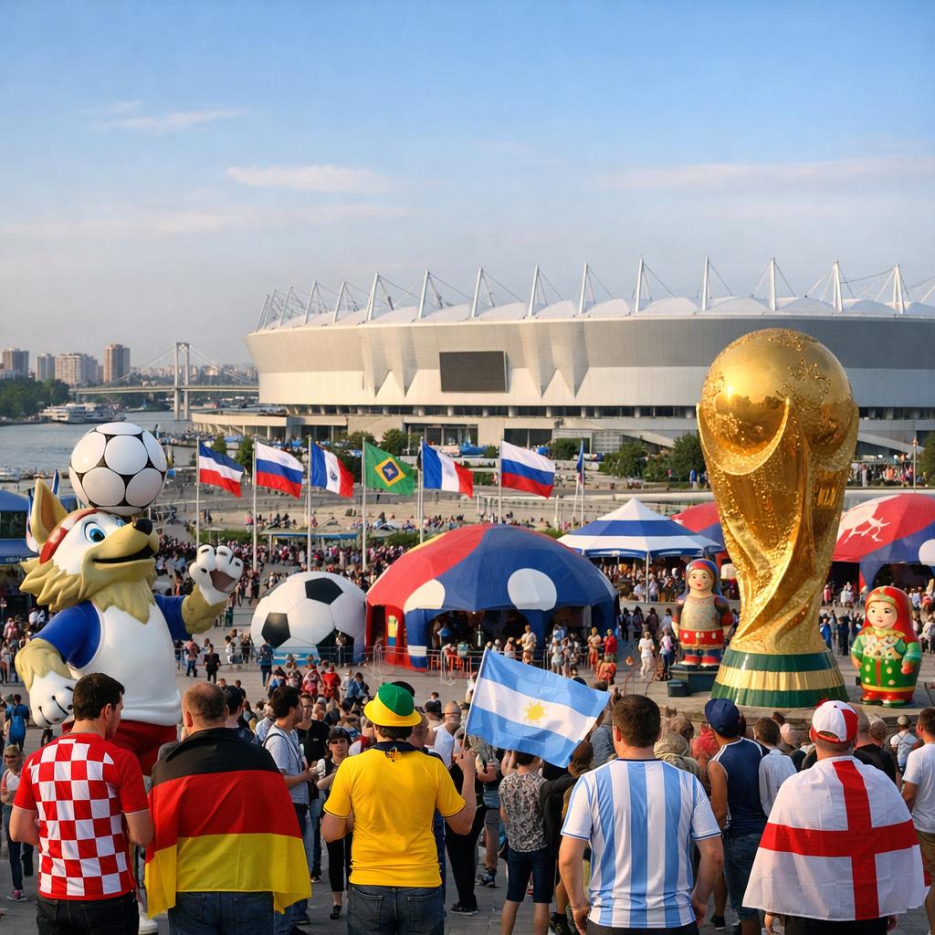 Какие матчи ЧМ-2018 по футболу пройдут в Ростове-на-Дону