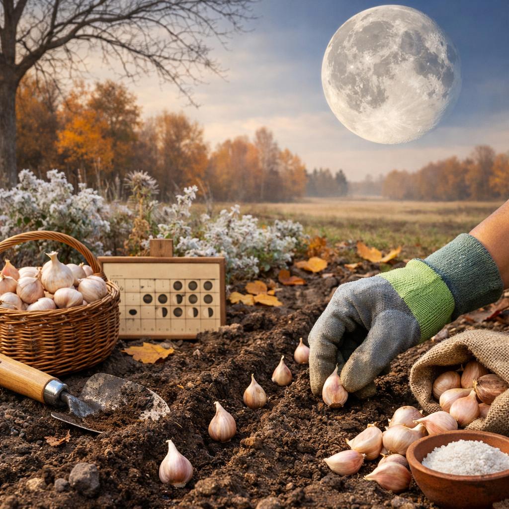 Когда сажать чеснок в 2017 году под зиму по лунному календарю