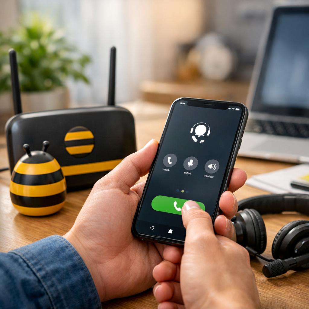 Позвонить оператору Билайн можно с мобильного телефона