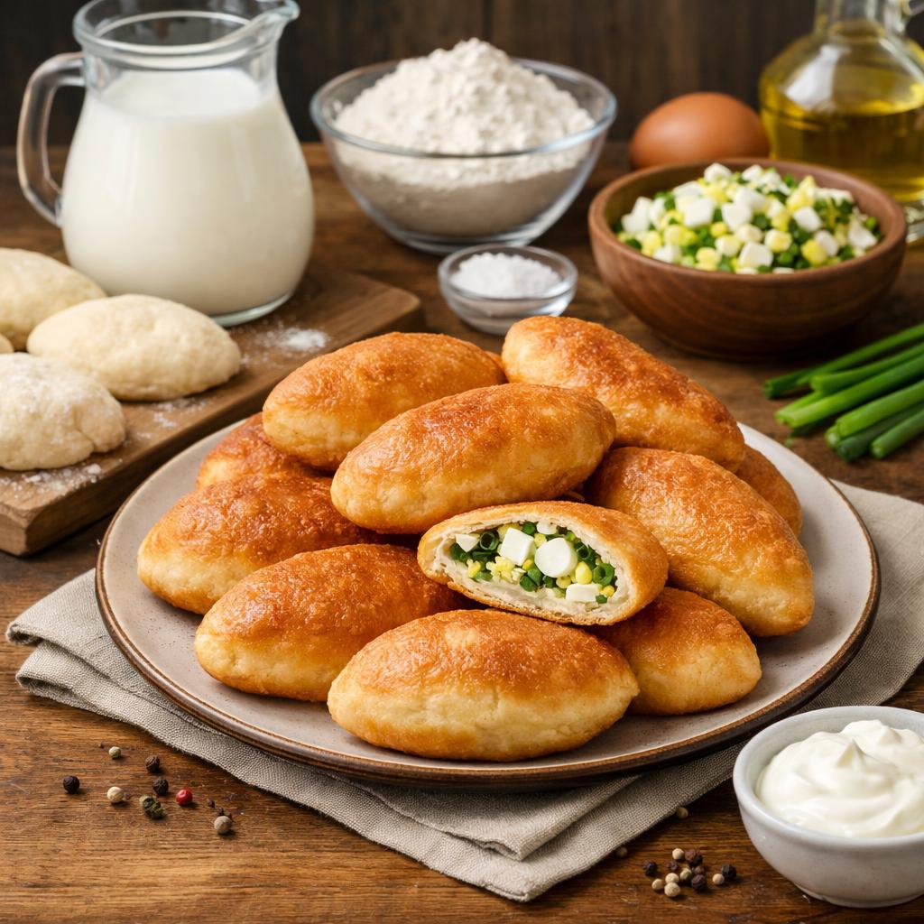 Как приготовить быстрые пирожки на кефире Как приготовить быстрые пирожки на кефире