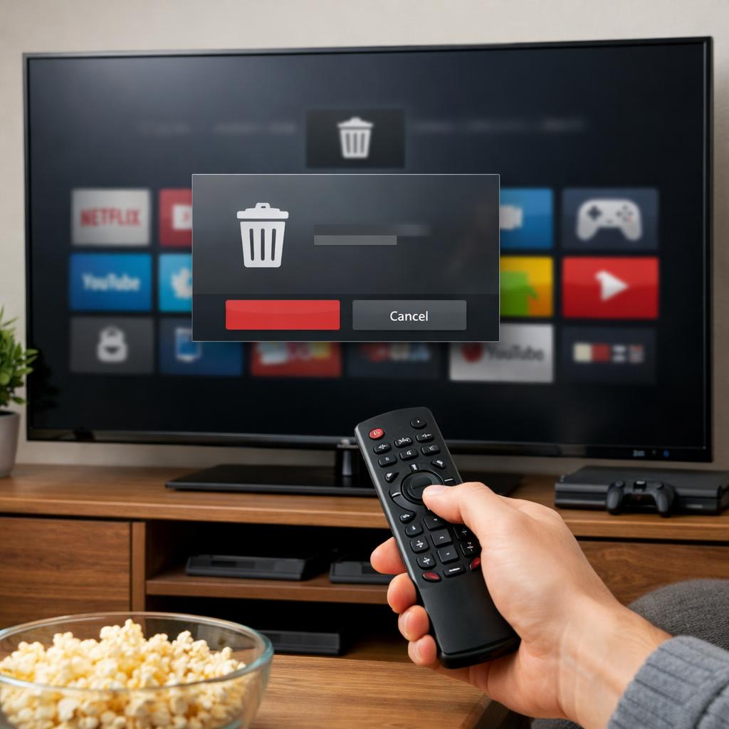Как удалить приложение из Smart TV