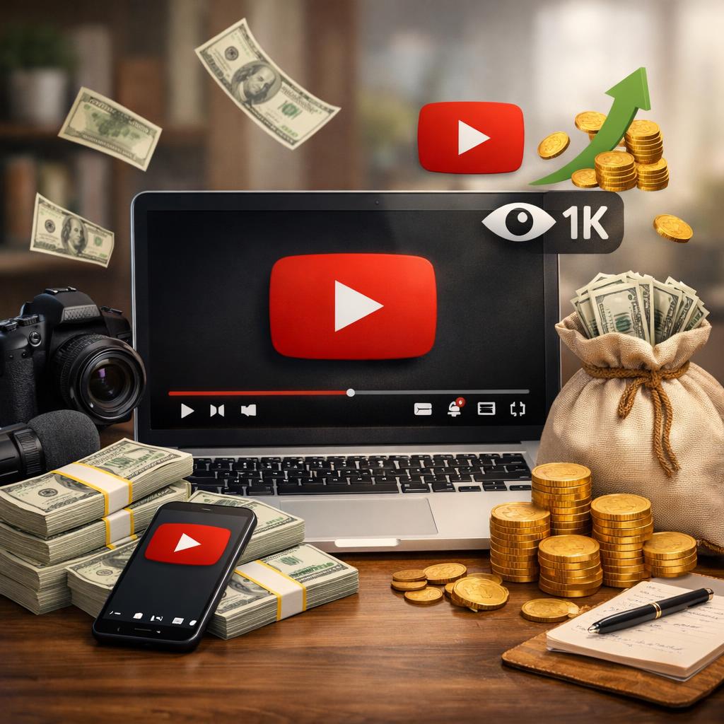 Сколько платит Youtube за 1000 просмотров