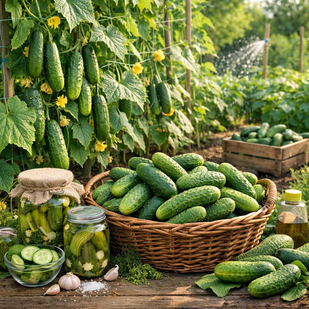 Как получить ошеломительный урожай огурцов