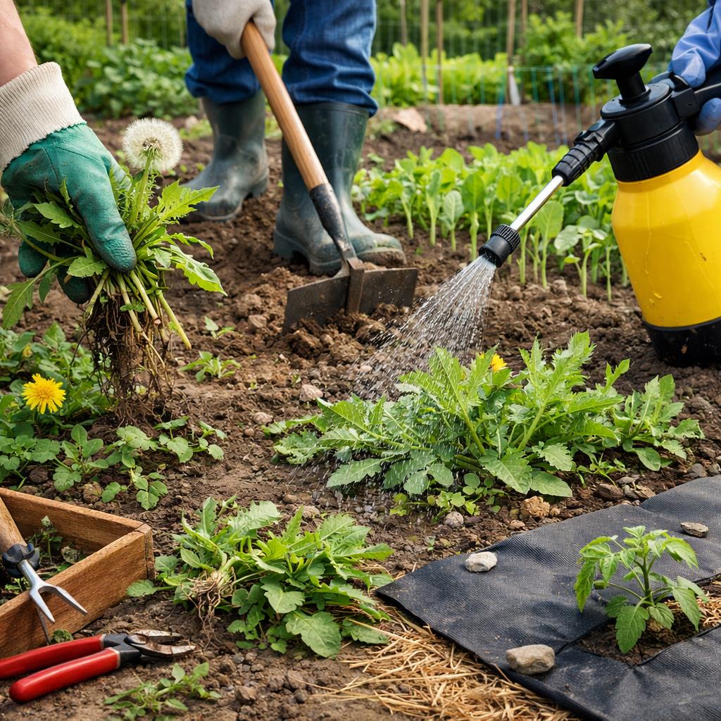 Как избавиться от сорняков на огороде или даче