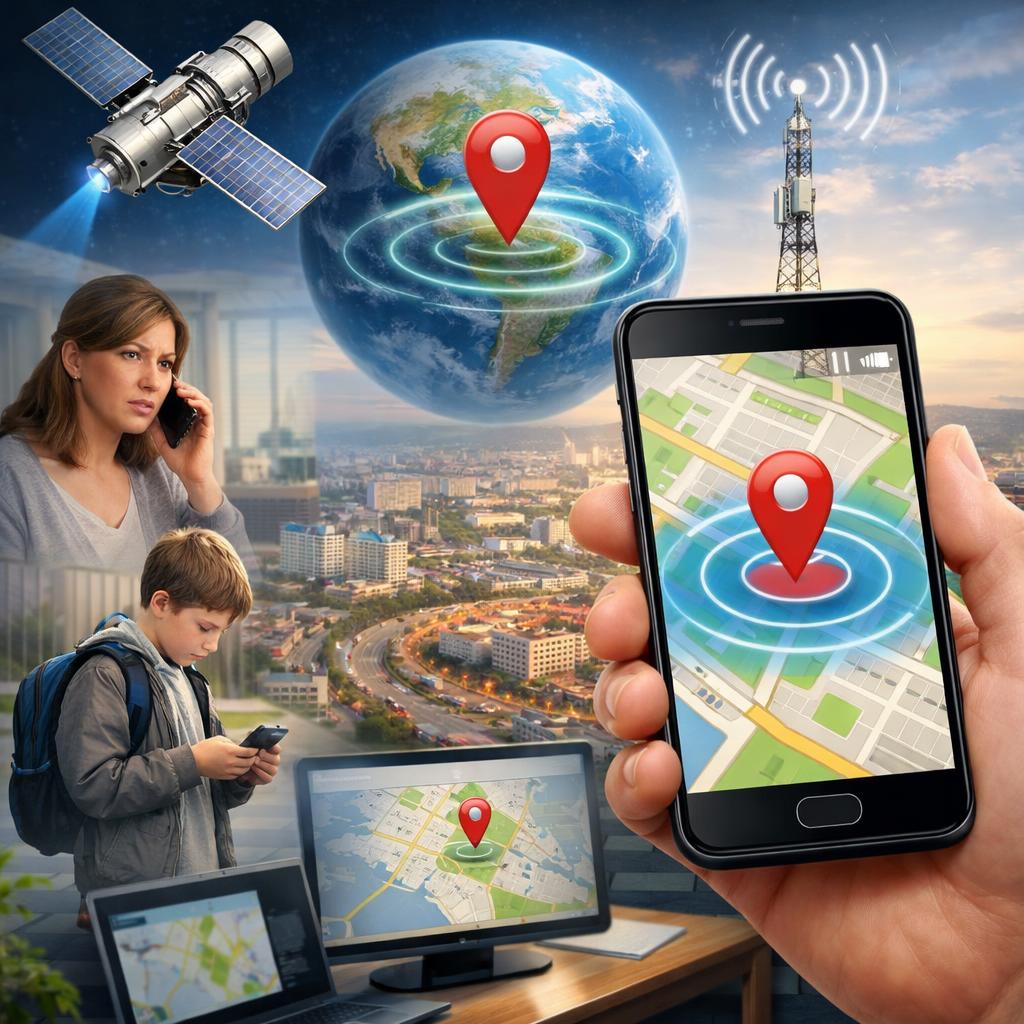 Как определить местонахождение человека по номеру мобильного