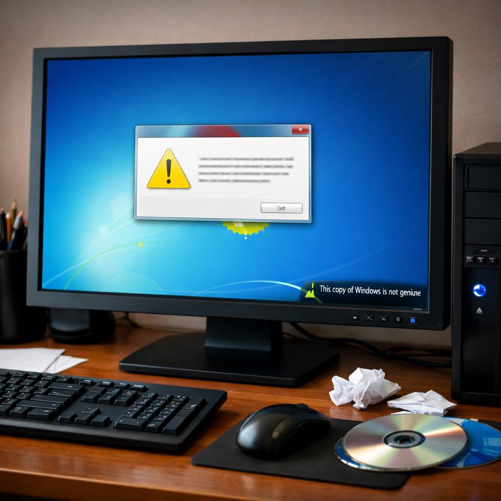 Как отключить проверку подлинности в windows 7