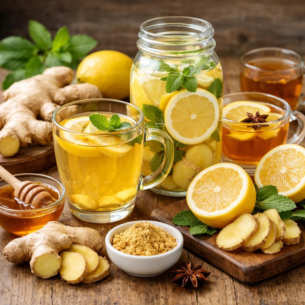 Имбирь с лимоном: 3 рецепта для здоровья и похудения