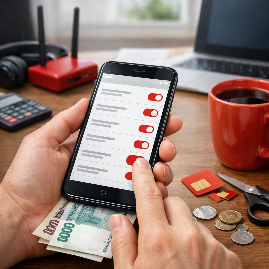 отключить платные услуги МТС