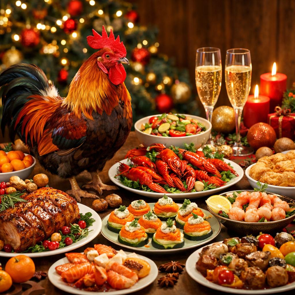 Новогодний стол 2017