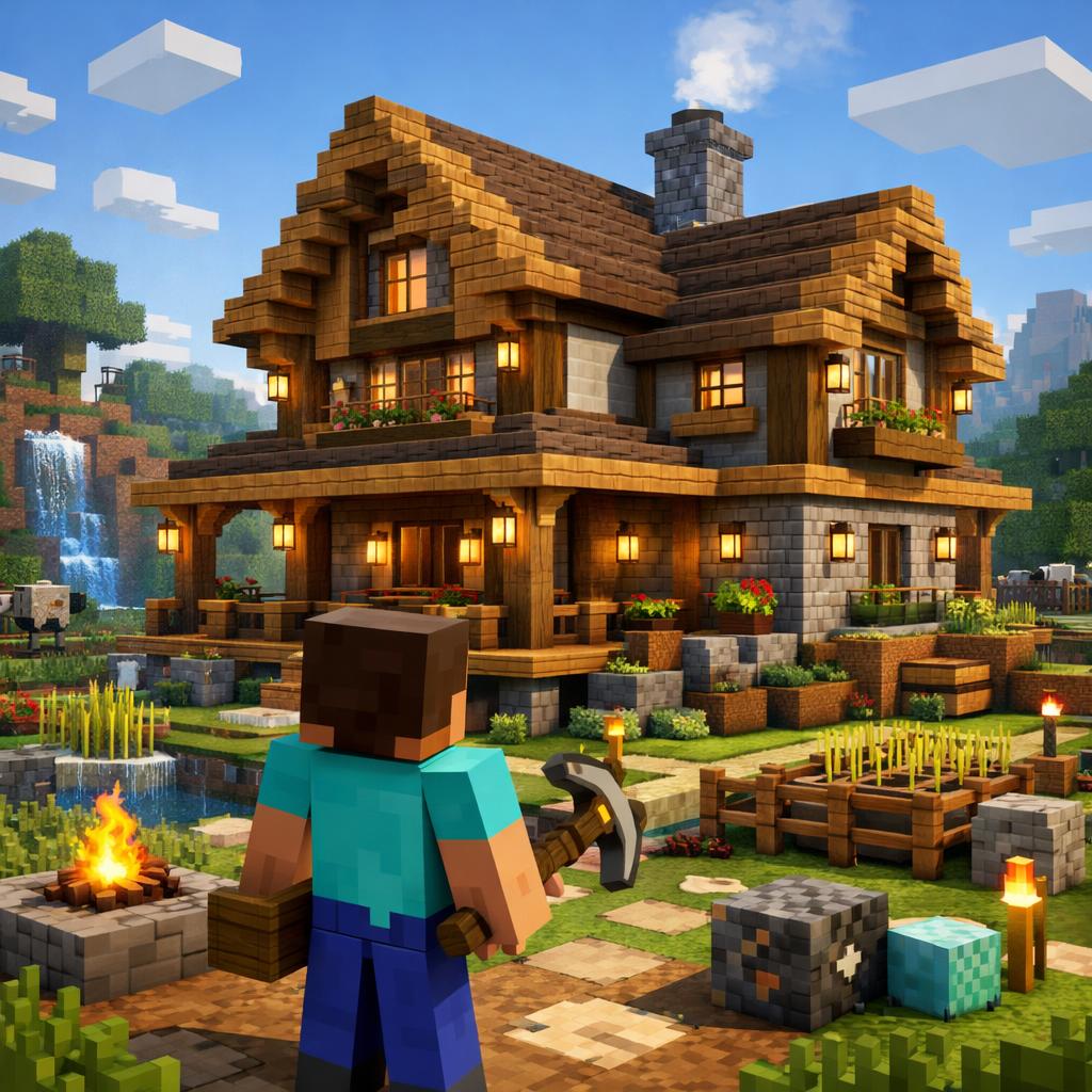 Как сделать в майнкрафте красивый дом