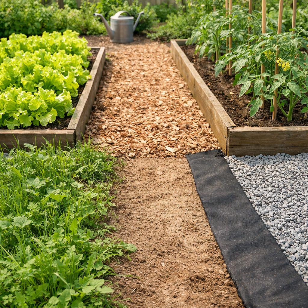 Что делать, чтобы между грядками не росла трава