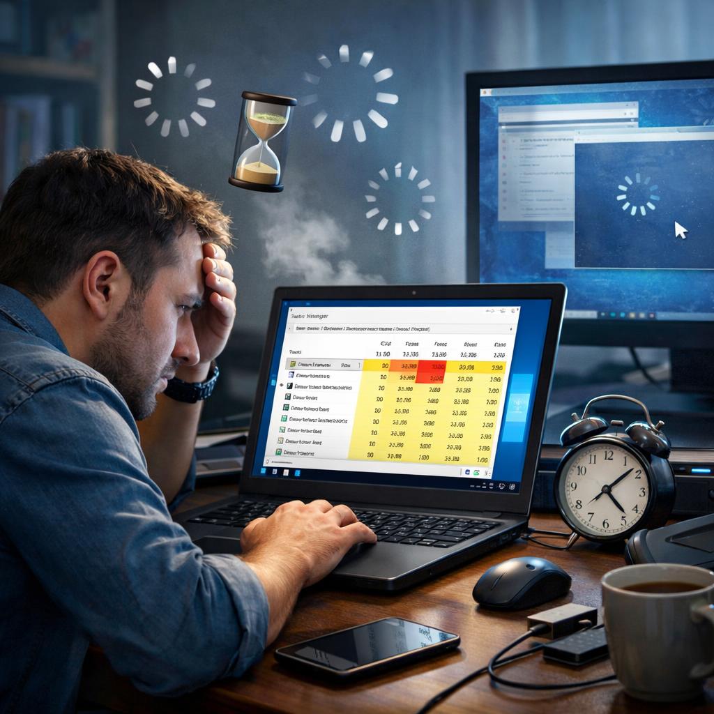 Как быстро определить программу, которая тормозит компьютер?