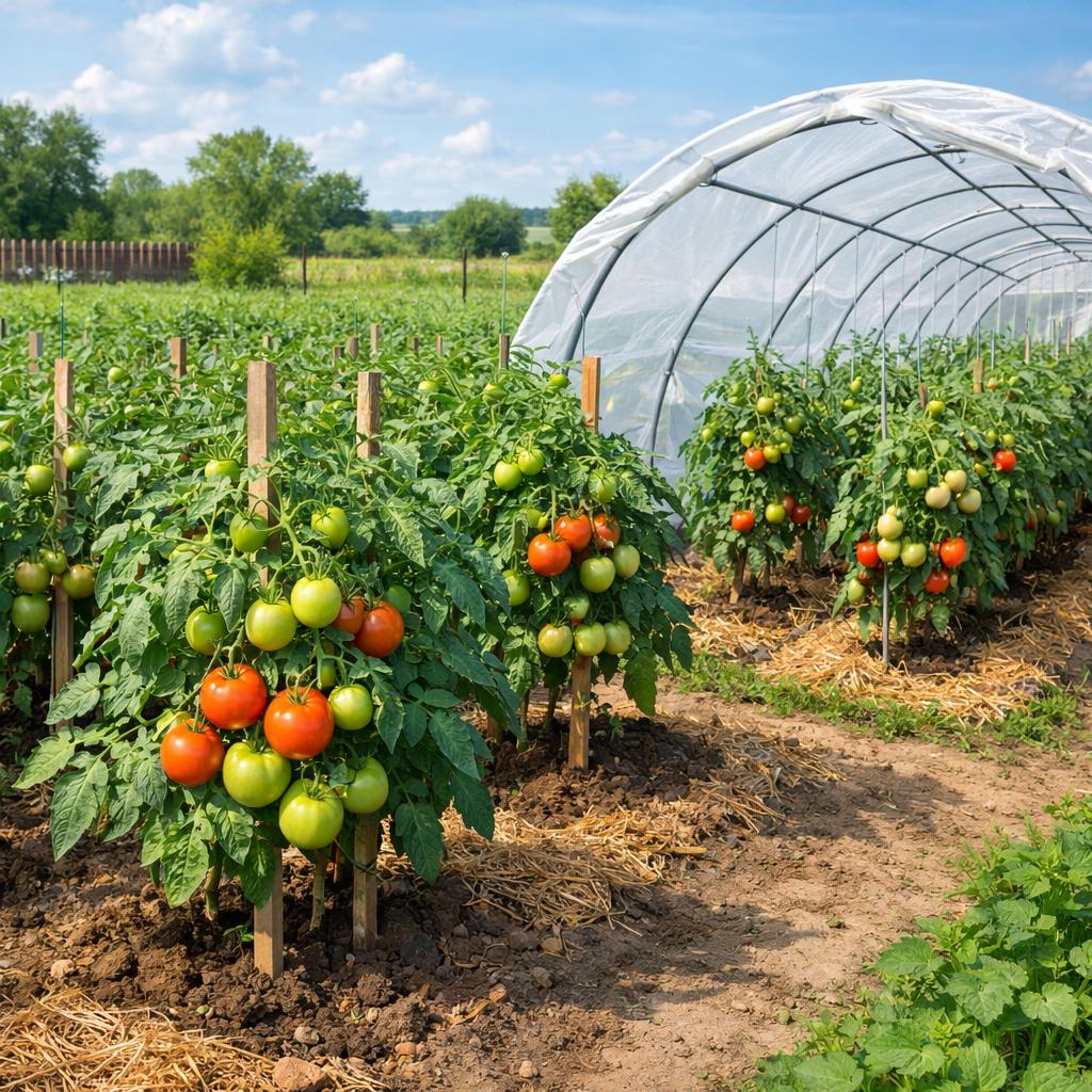 Выращиваем томаты в открытом грунте по правилам