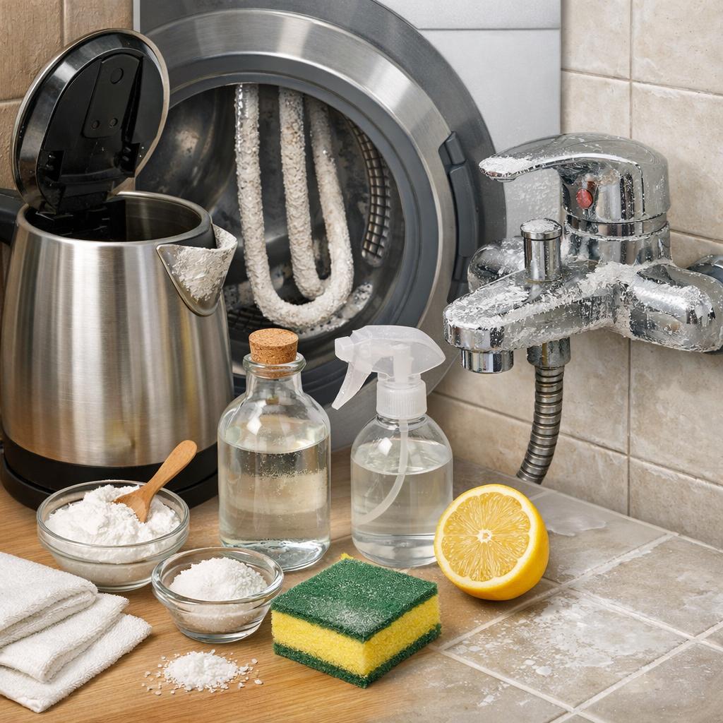 Как удалить известковый налет домашними средствами