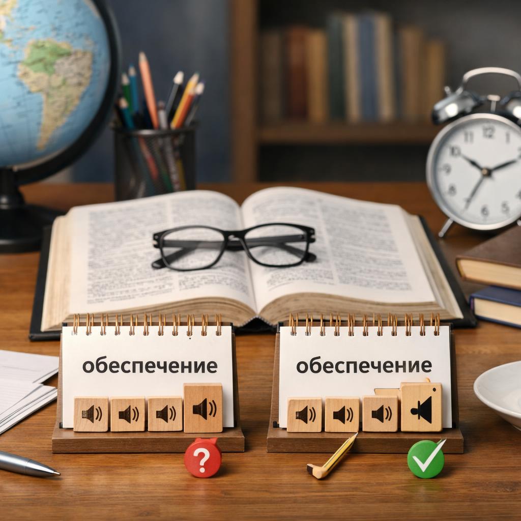 Как правильно ставить ударение в слове &laquo;обеспечение&raquo;